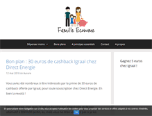 Tablet Screenshot of famille-econome.com
